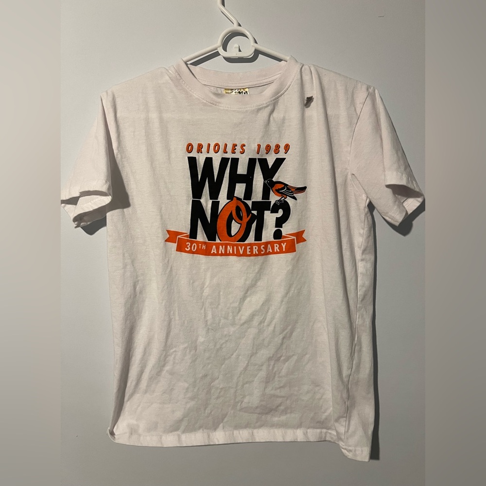 Vintage 1989 Baltimore Orioles “Why Not?” T-Shirt - Sz M